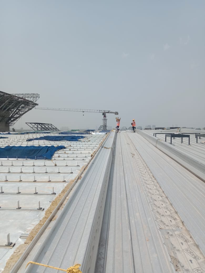 Industrial roofing project by Rishonn & Reyansh at